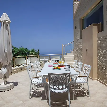 וילה Palladio Luxury With Amazing View Roussospítion